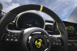 Abarth 600e - interior stearing wheel 